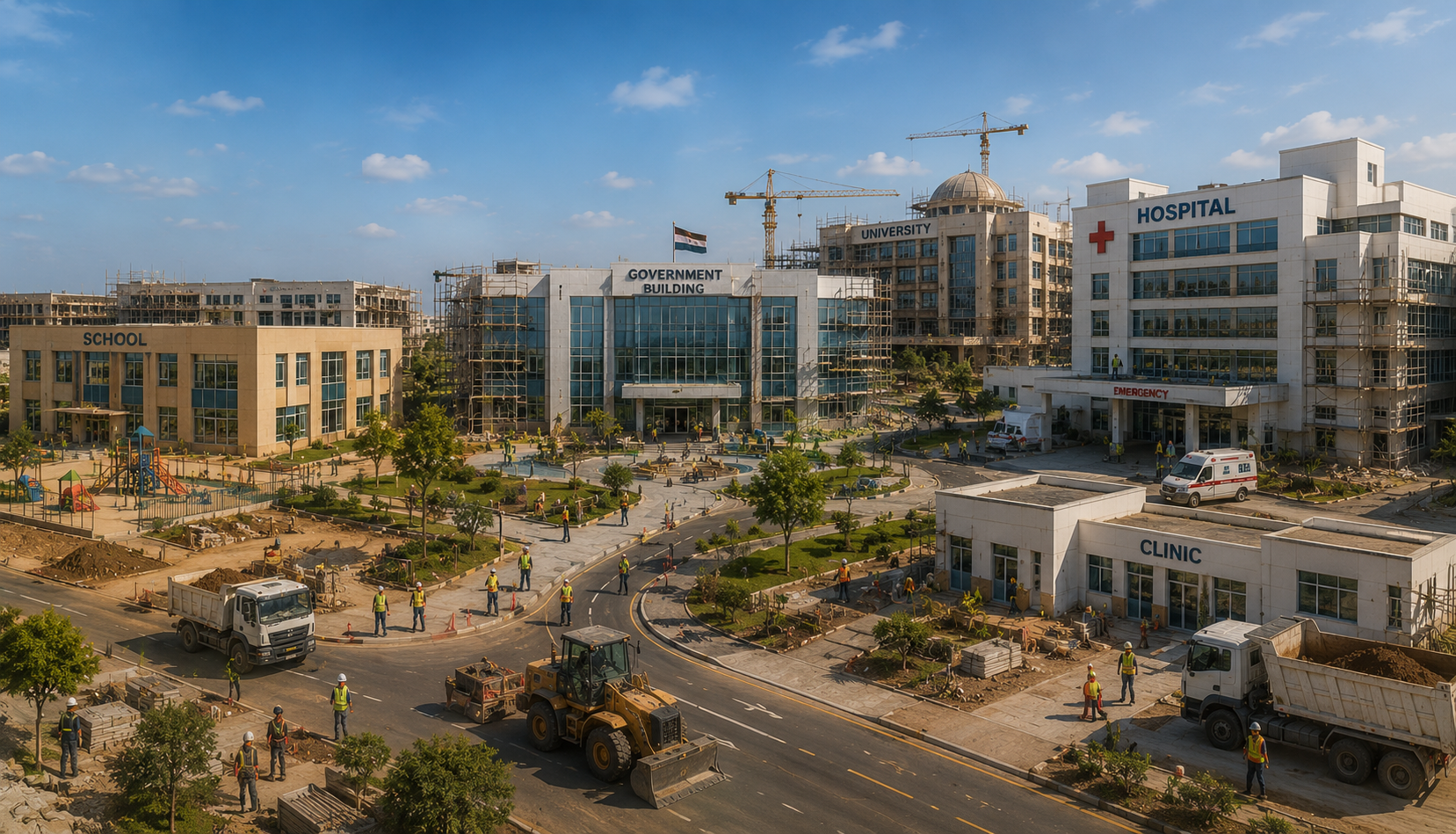 ترميم المرافق العامة